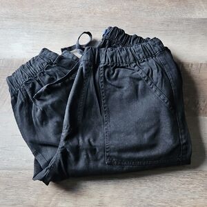 Aeropostale Black Baggy Cargo Joggers